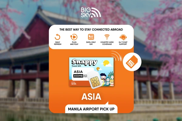 BIG SKY SIM Card (MNL Airport Pick Up) for Asia