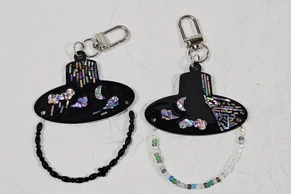 Mother-of-Pearl Gat Keychain Making Experience in Jeju