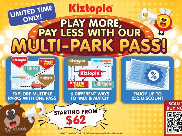 Kiztopia Multi-Park Pass in Singapore - Klook