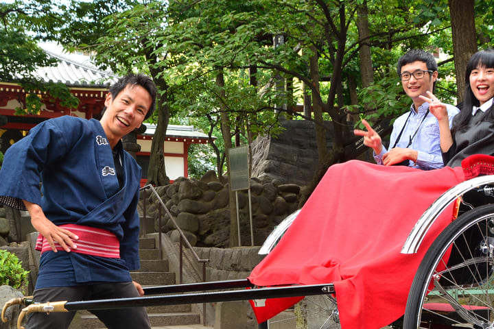 Tur Setengah Hari dengan Becak Tokyo Asakusa