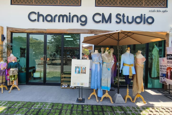 Chiang Mai Charming CM Studio Thai Costume Rental & Thai Makeup & Photography Experience
