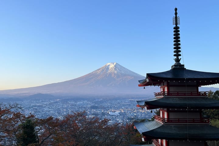 含午餐的富士山、大石公园及新仓山浅间公园巴士之旅