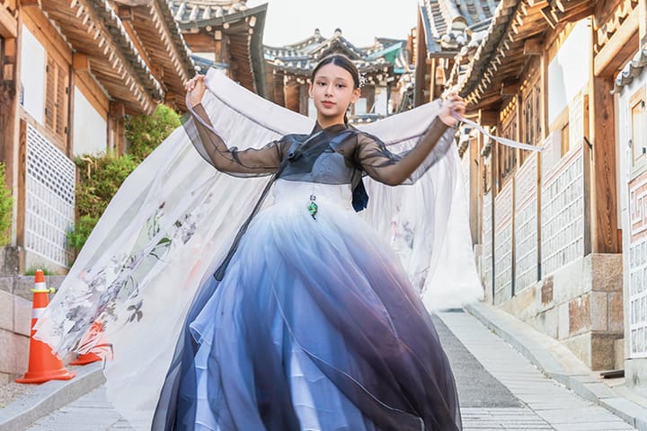 Bukchon Hanbok Rental and Photoshoot at Hanboknam