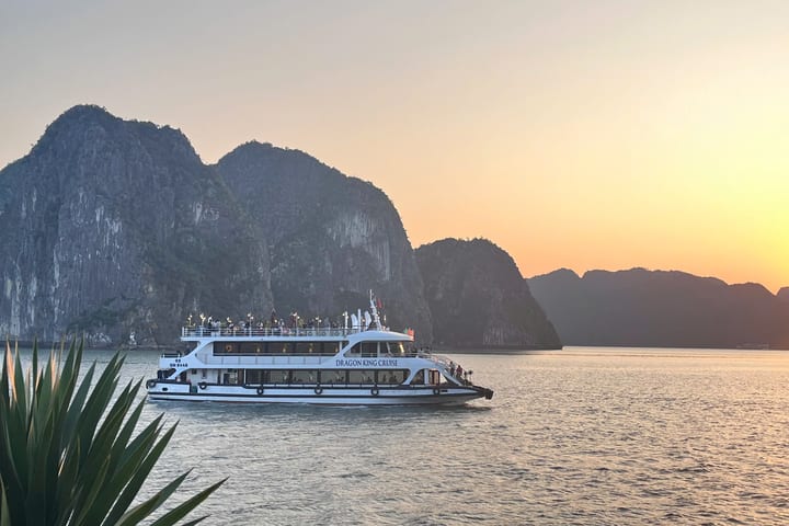 龙王号游船：下龙湾之旅（含惊讶洞和英雄岛）