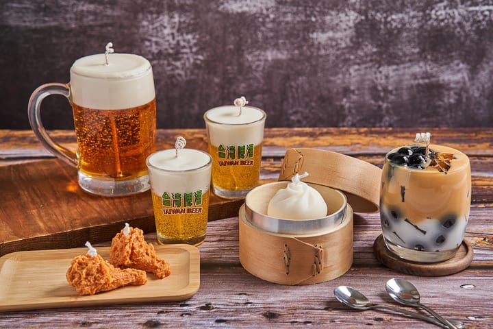 Taipei: Candle Making - Bubble Tea & Xiaolongbao