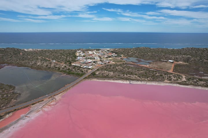 3-Day Western Australia Pink Lake and Kalbarri Tour with drone photo