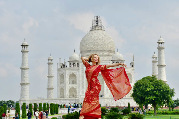 Dari Delhi: Trip Sehari Taj Mahal & Agra Dengan Mobil Ber-AC