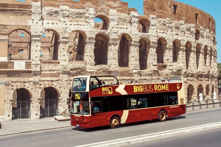 罗马 Big Bus 随上随下观光巴士（敞篷）