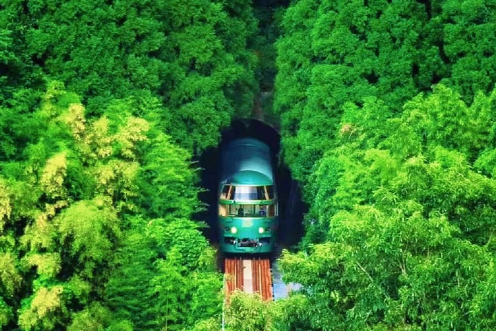 Yufuin no Mori Train Experience: Yufuin Onsen Town & Kyushu Zoo & Beppu Hells or Dazaifu Tenmangu Shrine + Beppu Ropeway Tour