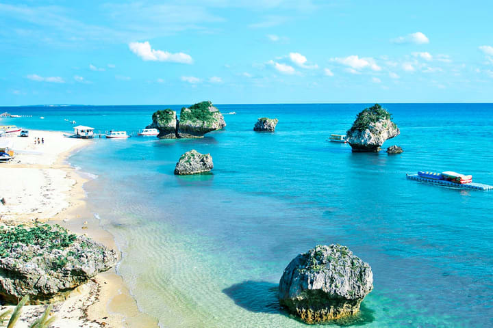 Tur Bus Sehari Penuh Okinawa Selatan | Tanjung Chinen & Gua Gyokusendo & Pantai Shinbaru | Tersedia Perahu Kaca | Reservasi Pengganti untuk iias/Pulau Senaga "Happy Pancake"