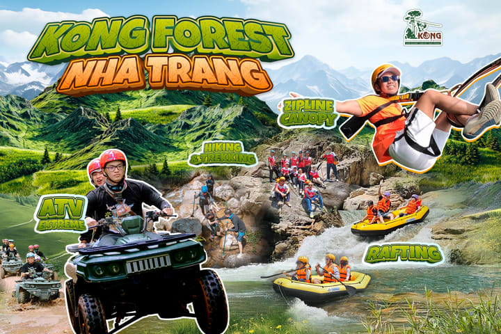 Zipline Canopy Experience at Kong Forest Nha Trang