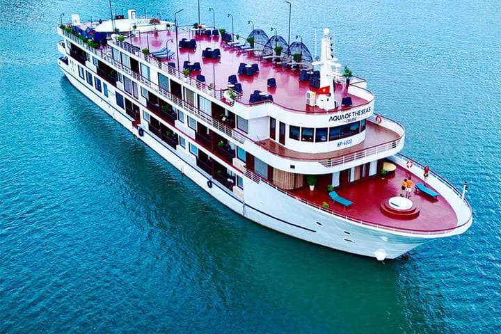 Aqua of the Seas 2D1N Cruise: Ha Long Bay & Lan Ha Bay Tour