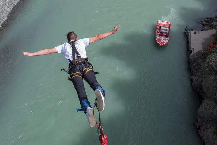Bungy Jumping di Hanmer Springs
