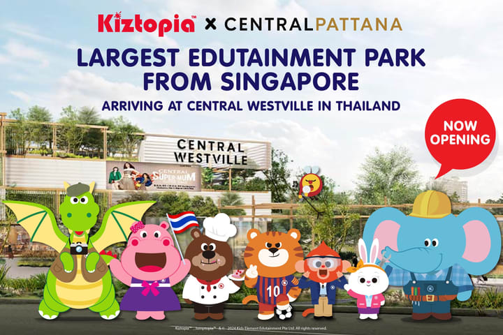 Tiket Kiztopia Central Westville di Thailand