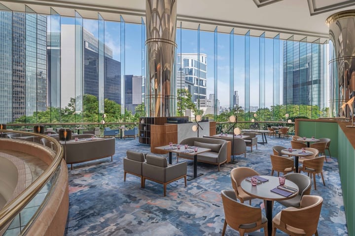 香港JW万豪酒店｜The Lounge｜自助晚餐、下午茶自助餐、周日自助早午餐