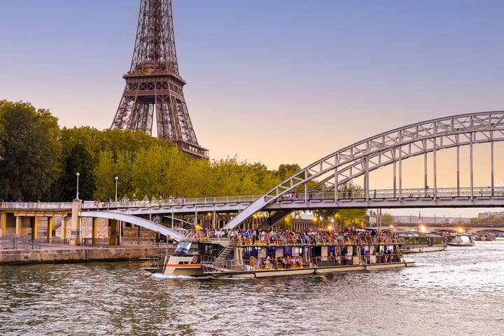 Paris Seine River 1-Hour City Highlights Cruise