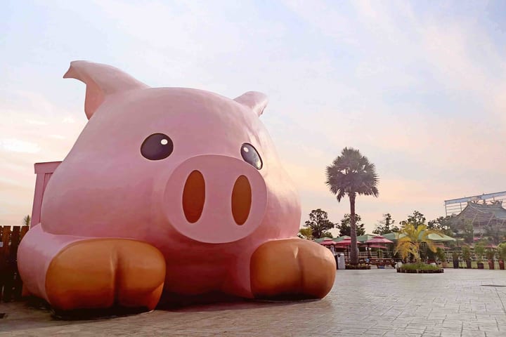 Three Pigs Farm Ticket in Chiayi