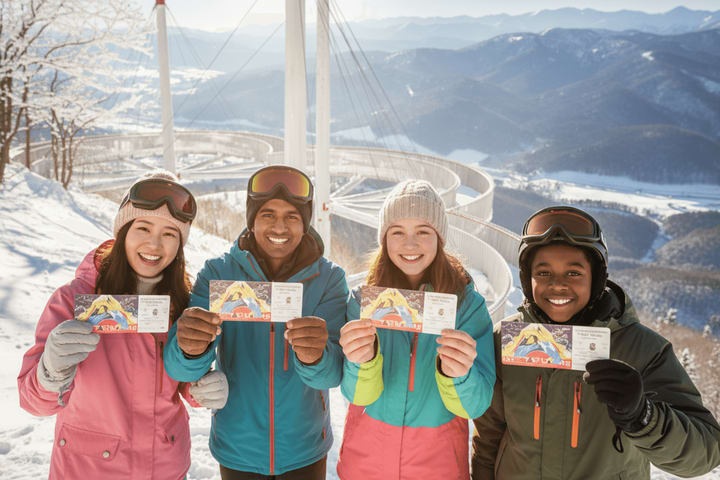 Tiket Satu Hari Lift Ski Resor Tomamu Hoshino, Shimukappu & Tiket Bus Pulang Pergi