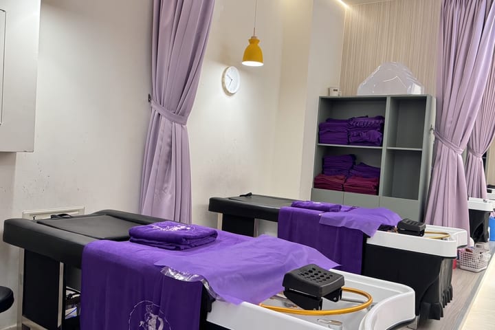 Cuci Rambut Vietnam Otentik Ungu Cantik - Cabang Taichung Nantun