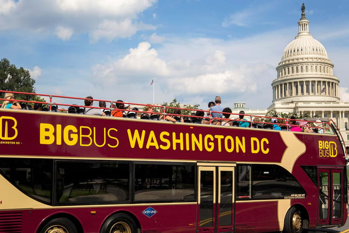 Washington DC Big Bus Hop-On Hop-Off Tours (Open-Top)