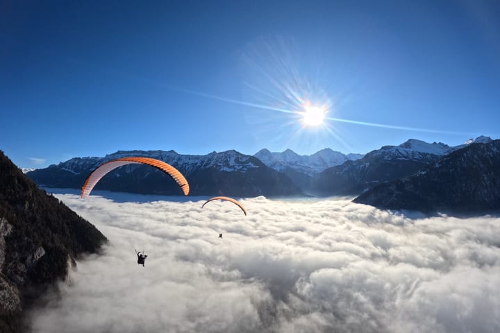 Interlaken: Penerbangan Paralayang Tandem dengan Pilot "The Top Flight"