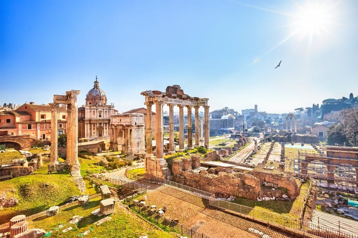 Tiket Palatine Hill dan Roman Forum di Roma