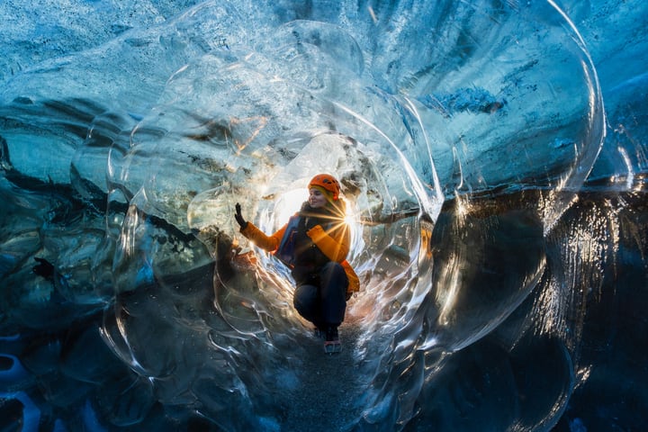 Crystal Ice Cave Tour dari Jokulsarlon Glacier Lagoon
