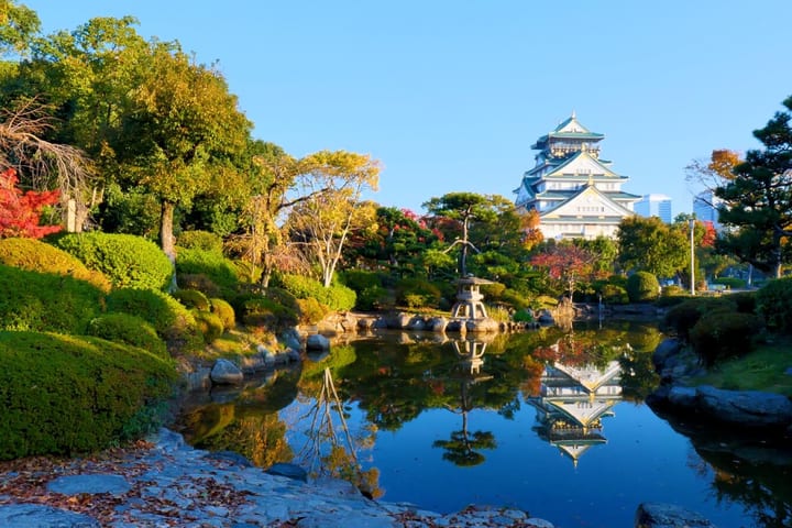 Osaka City, Osaka Castle, Kuromon Market, & Dotonbori Walking Tour