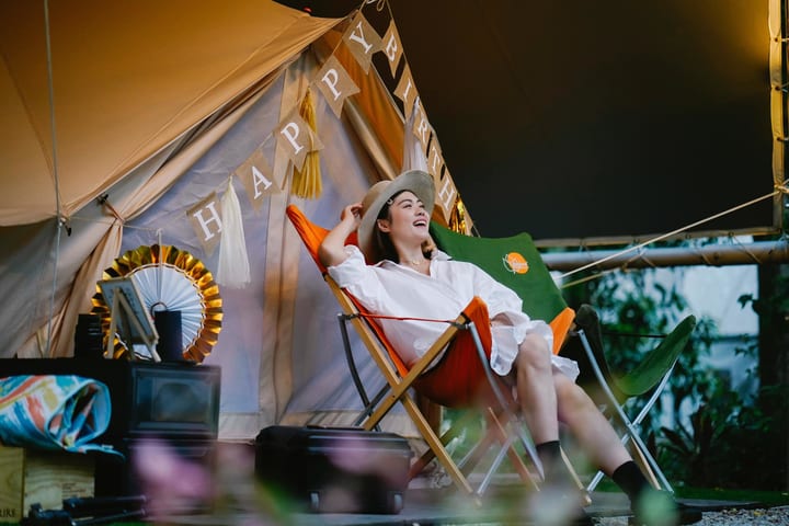 Camping Keelung｜Desa Lapopo｜Glamping Mewah Satu Malam Tiga Kali Makan & Perjalanan Mikro Ngarai