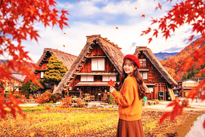 Tur berpemandu sehari penuh ke Shirakawa-go dan Takayama dari Nagoya