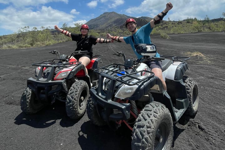 Mount Batur Black Lava or Sunrise ATV Quad Bike Tour di Bali