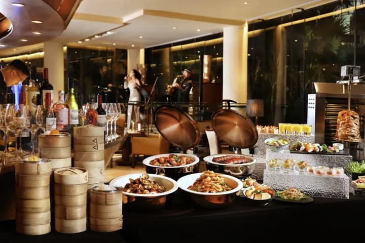 香港港丽酒店 Conrad Hong Kong｜乐聚廊 Lobby Lounge｜自助午餐、「飨·乐之夜」自助餐 | 「仲夏果韵」下午茶