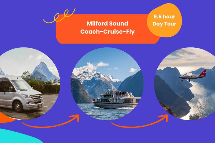 Coach Cruise Fly Milford Sound dari Queenstown