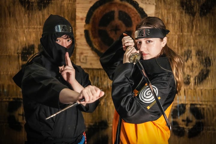 东京浅草咖啡厅忍者变身体验