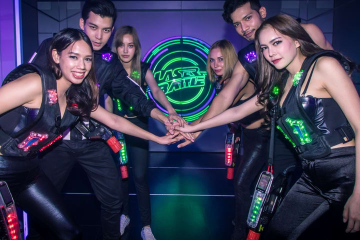 Laser Battle di Johor Bahru
