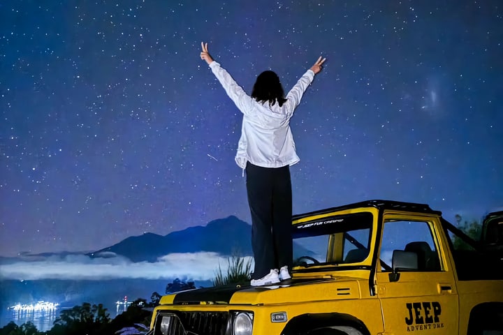 Tour ke Pura Ulun Danu Batur dengan Jeep Gunung Batur di Bali