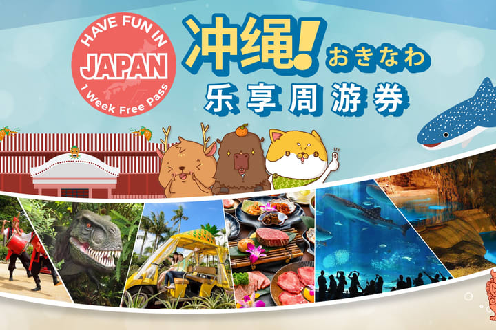 Have Fun in Okinawa Pass (dengan pilihan: Churaumi Aquarium dan DMM Aquarium)