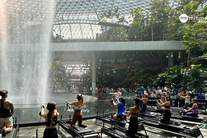 Reformer Pilates at Jewel Changi Airport