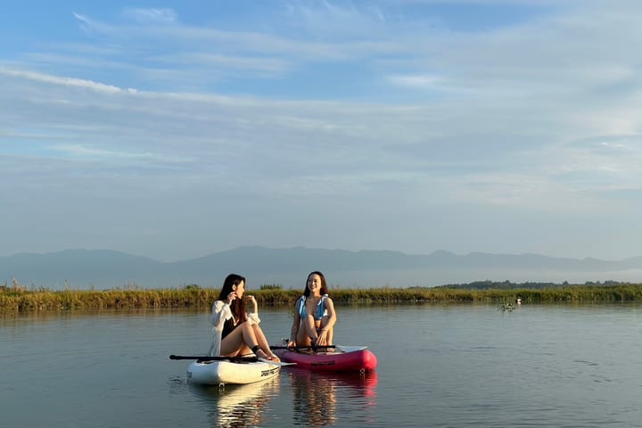 Yilan Wujie: Pengalaman SUP Stand Up Paddle di Muara Sungai Lanyang
