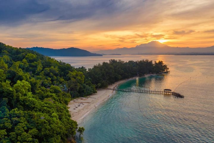 Island Hopping Sapi/Manukan/Mamutik Island dengan Pemandu Wisata