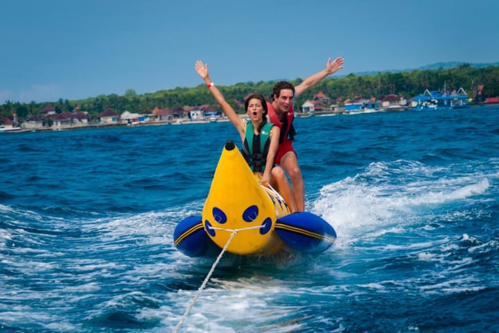 Bali to Nusa Lembongan Reef Cruise Snorkling & Water Sports