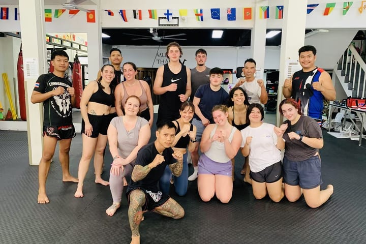Thaphae Muay Thai Gym Training Session in Chiang Mai