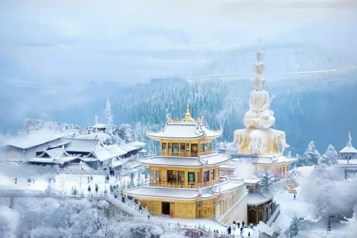 Tur sehari ke Chengdu, Gunung Emei & Leshan Giant Buddha