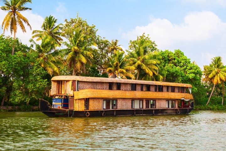 Dari Cochin: Private Tour Munnar & Alleppey dengan Hotel + Houseboat