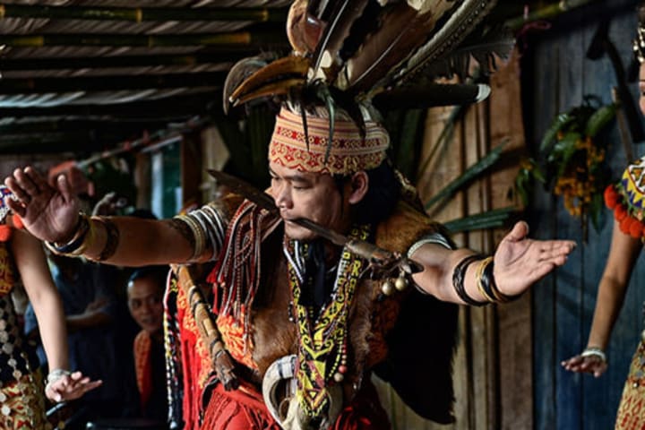 Dolphin Mangrove Cruise and Sarawak Cultural Village Tour di Kuching