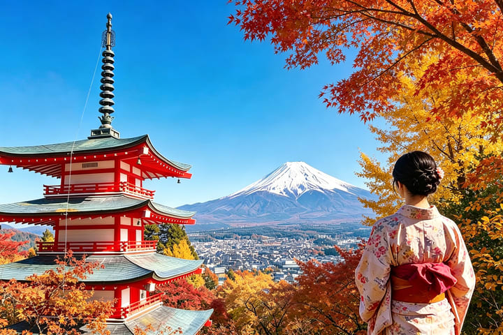 Tur Sehari Penuh Gunung Fuji: Termasuk Tiket Kereta Gantung Taman Tenjō-yama Danau Kawaguchiko & Taman Arakurayama Sengen & Toko Jam Hinokawa & Lawson & Taman Oishi (Berangkat dari Tokyo)
