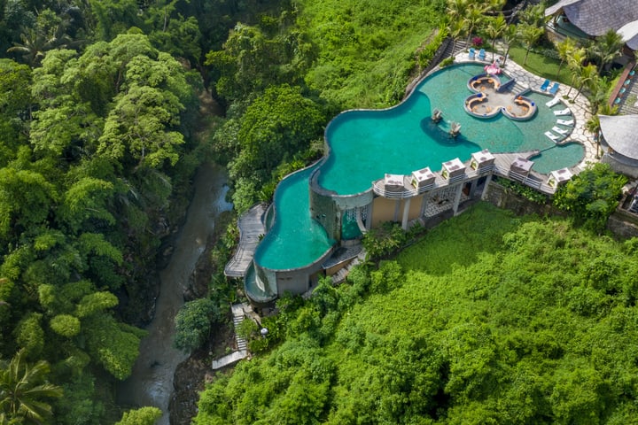 Tlaga Singha Tropical River Club Pass in Ubud Bali