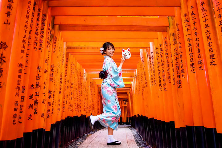 京都和风之旅丨金阁寺＆清水寺＆伏见稻荷大社一日游丨大阪/京都出发