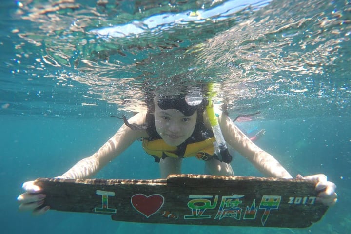 Yilan|Tofu Cape Underwater Garden|Pengalaman Snorkeling & SUP Dragon Boat