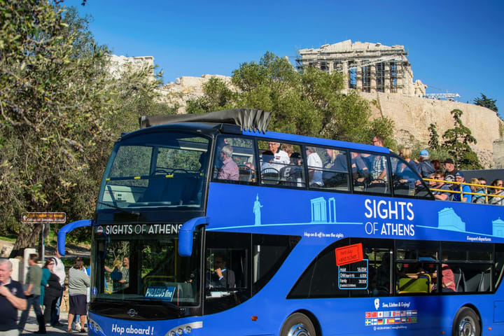 雅典随上随下观光巴士（Sights of Athens 提供）